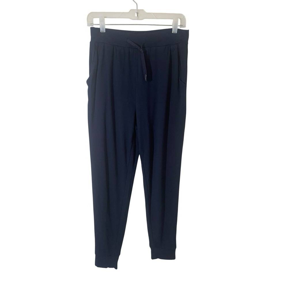 Cozy Earth Bamboo Womens Medium Navy Blue Joggers Loungewear Pull On Highrise